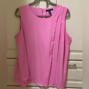Plus size Ralph Lauren sleeveless blouse - never worn